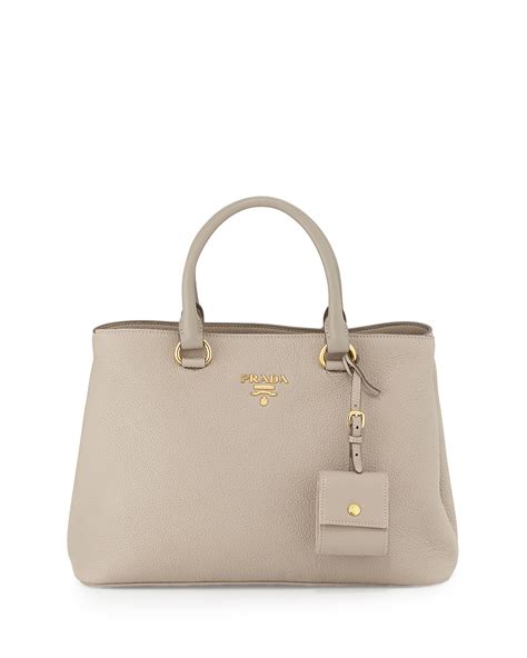 prada small daino tote bag light gray|Women's Totes .